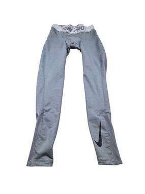 Nike Pro Compression Training Running Leggings Mens Small Dri-Fit Heather Gray